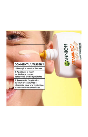 Fluide perfecteur teinté SPF50+ - Vitamine C - 40 ml